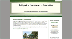 Desktop Screenshot of bridgeviewhoa.net